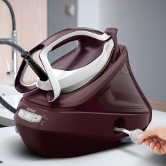 Tefal Pro Express Ultimate II GV9721E0 Steam Iron 3000W - Powerful, Stylish, and Efficient in Red & White